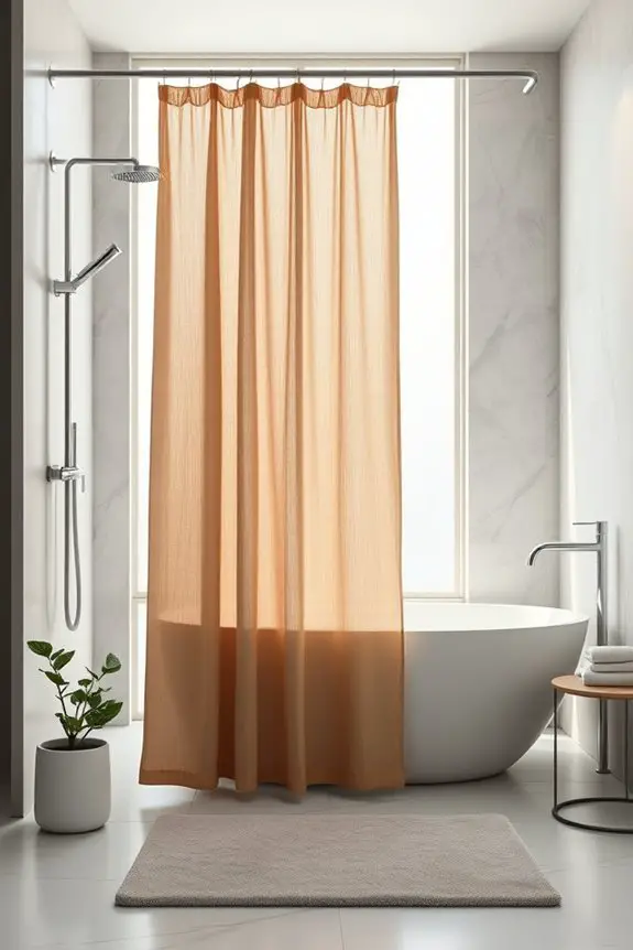 elegant bathroom shower curtains