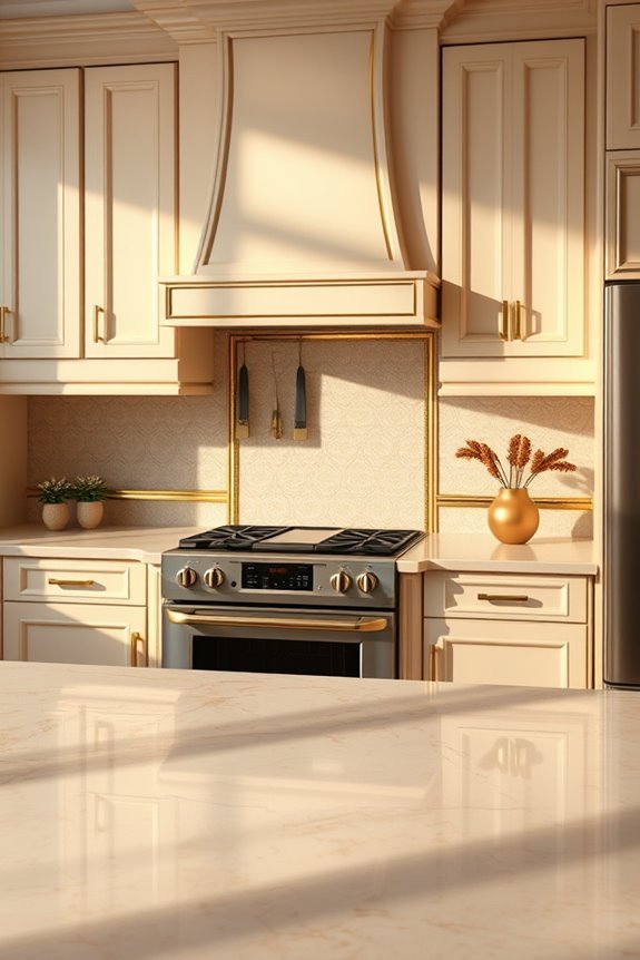 elegant beige and gold