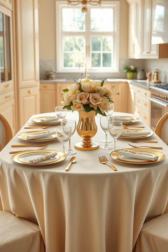 elegant beige and gold