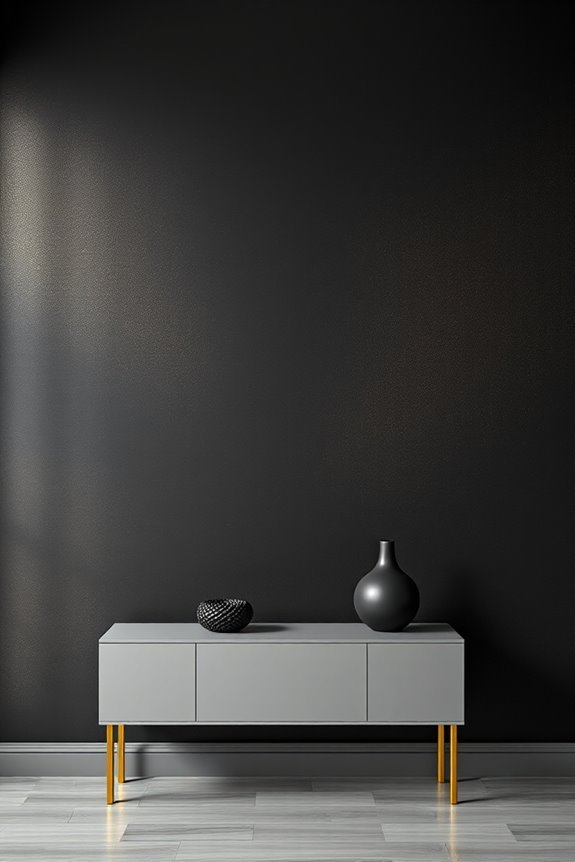 elegant black and gold