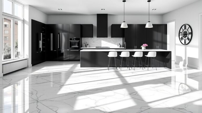 elegant black and white kitchens