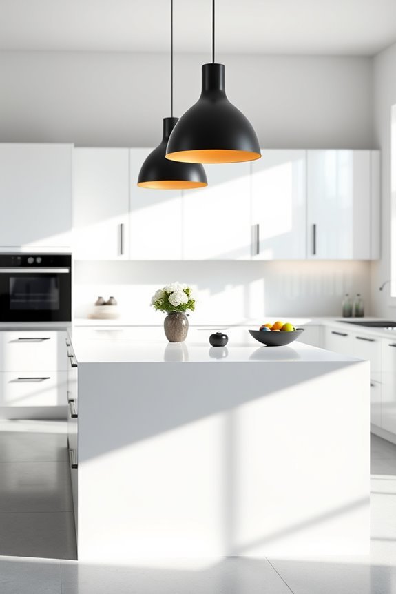 elegant black pendant lights