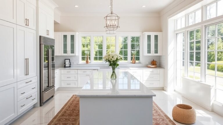elegant bright white kitchens