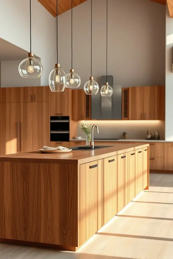 elegant brown pendant lighting