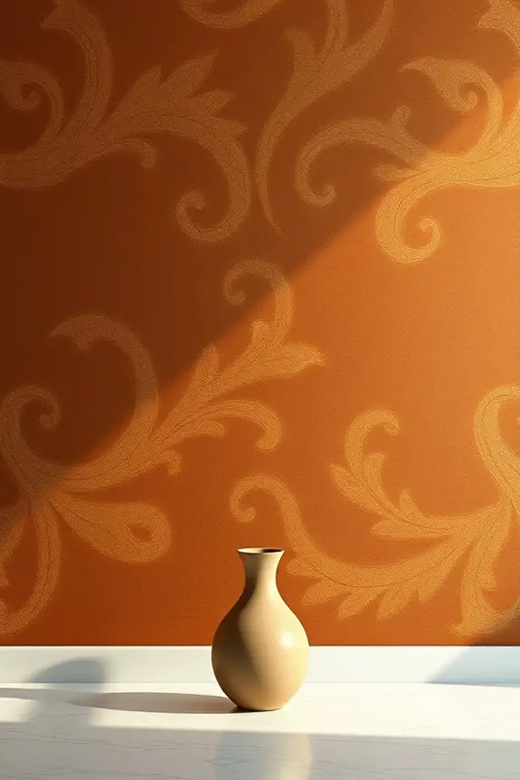 elegant brown wall murals