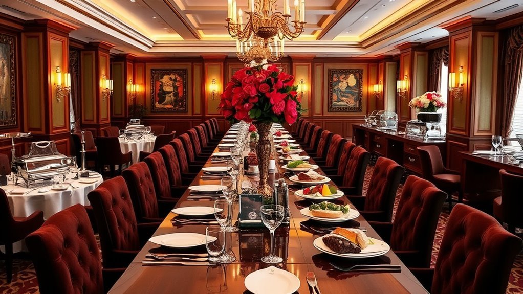 elegant buffet dining ideas