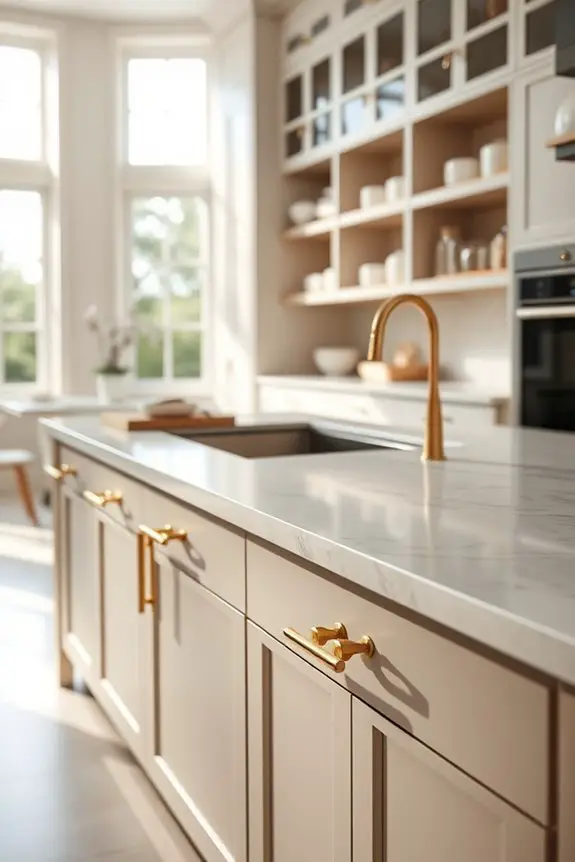 elegant cabinet and drawer hardware