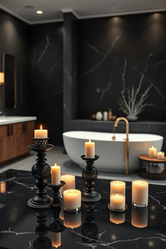 elegant candle holder arrangements