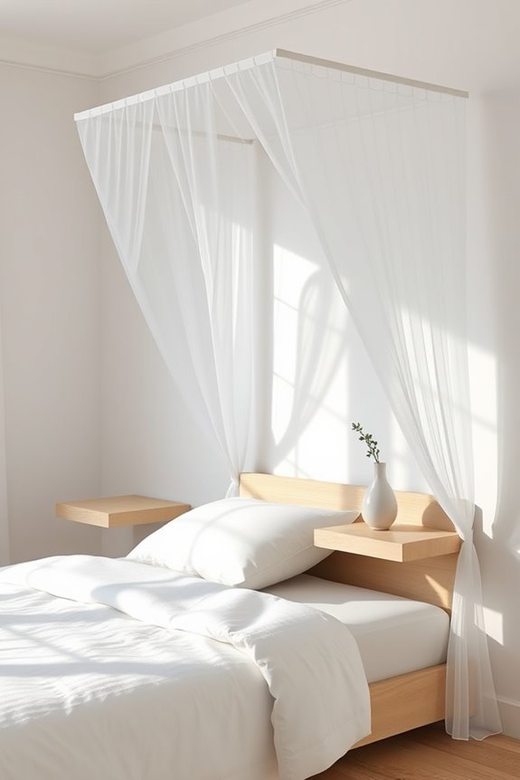 elegant canopy bed design