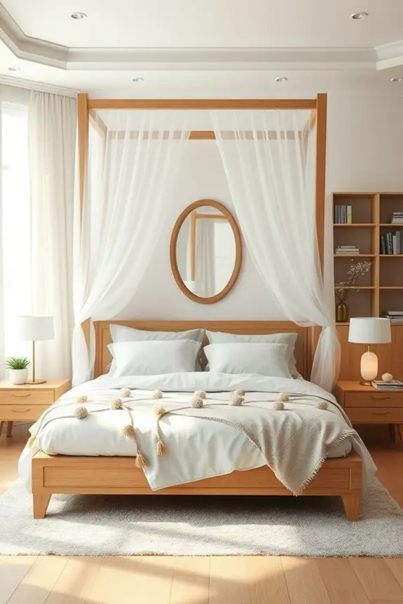 elegant canopy bed transformation