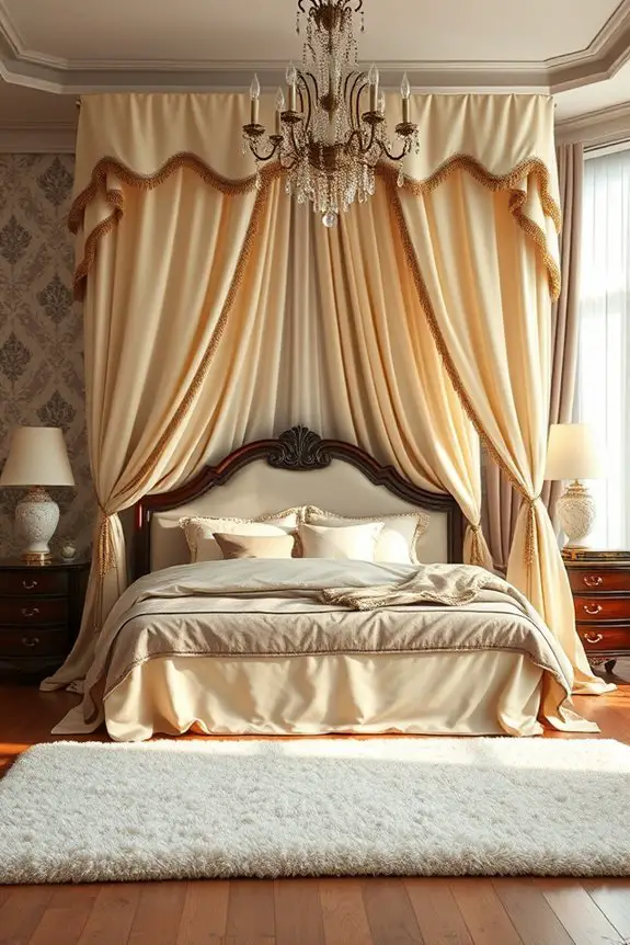 elegant canopy lighting ambiance
