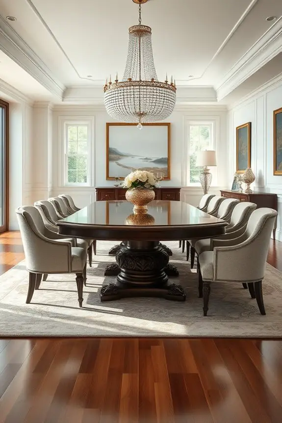 elegant centerpiece for dining