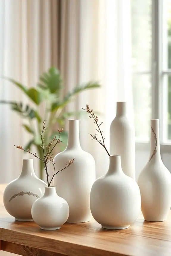elegant ceramic vase decor