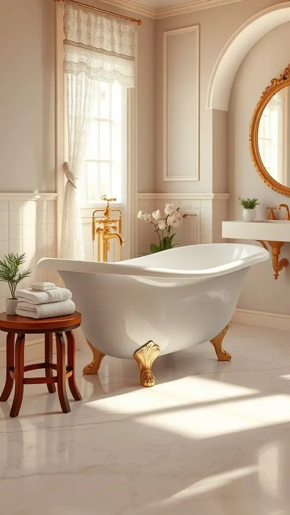 elegant classic pedestal bathtubs