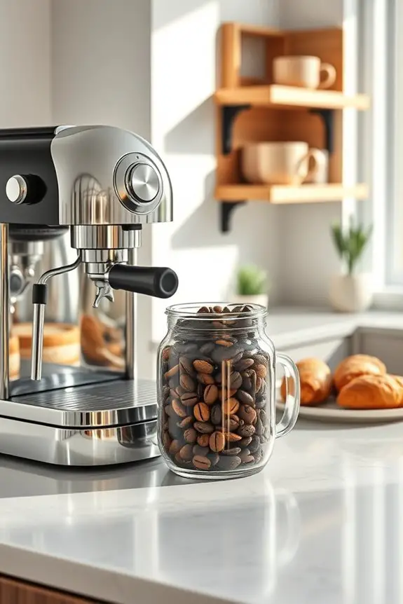 elegant coffee and snacks