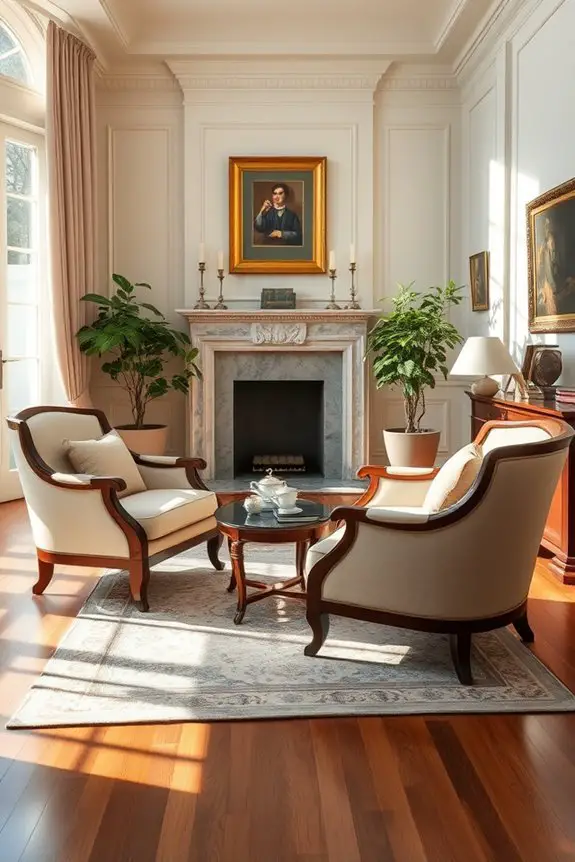 elegant comfort in armchairs