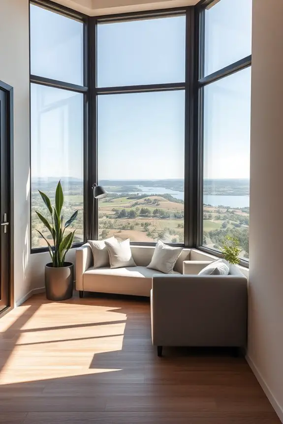 elegant corner window designs
