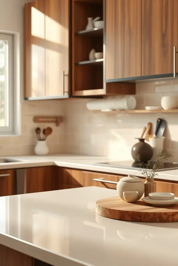 elegant cream and brown