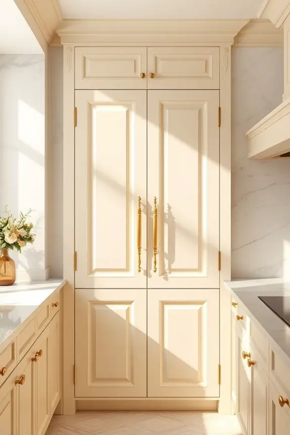 elegant cream and gold
