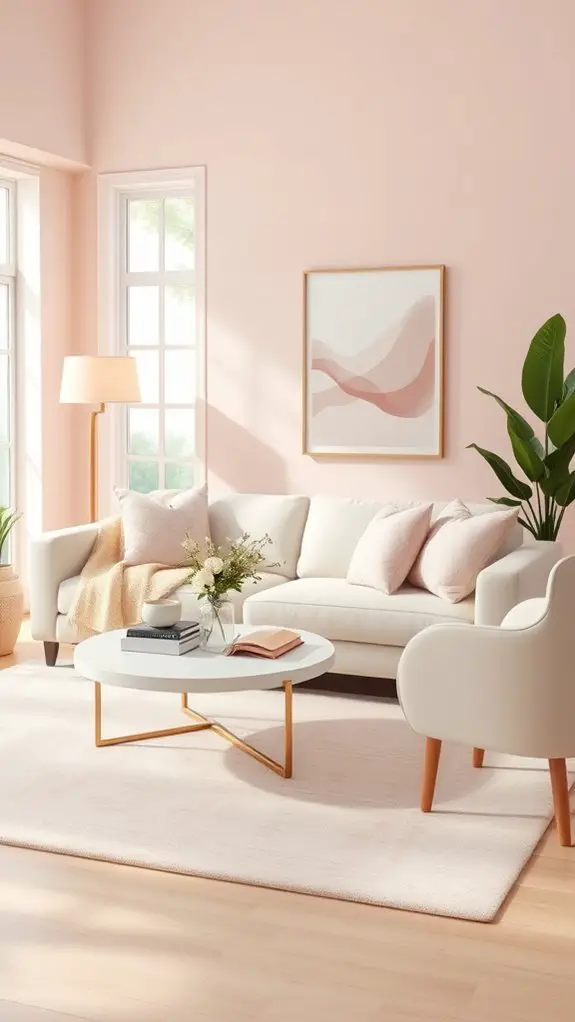 elegant cream furniture accents