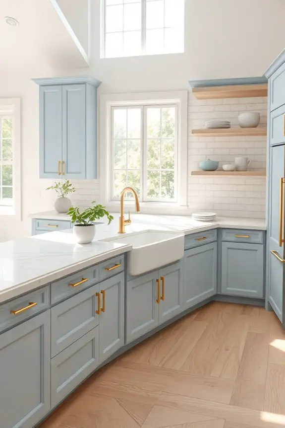 elegant creamy marble countertops