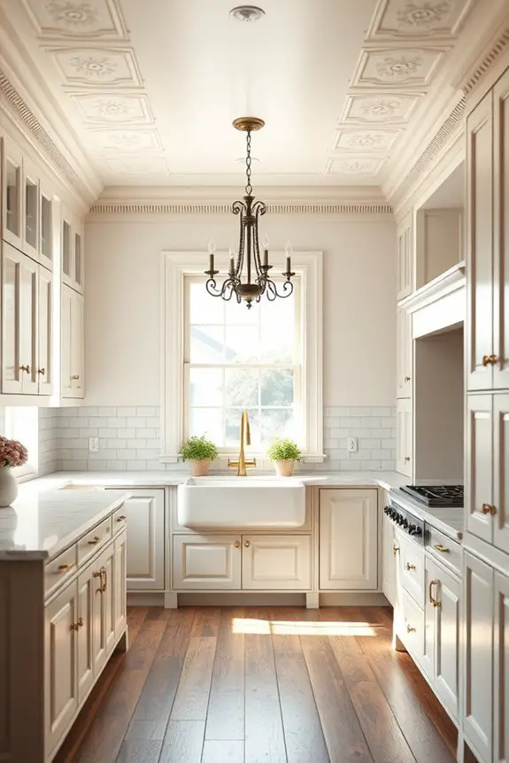 elegant crown molding transformation