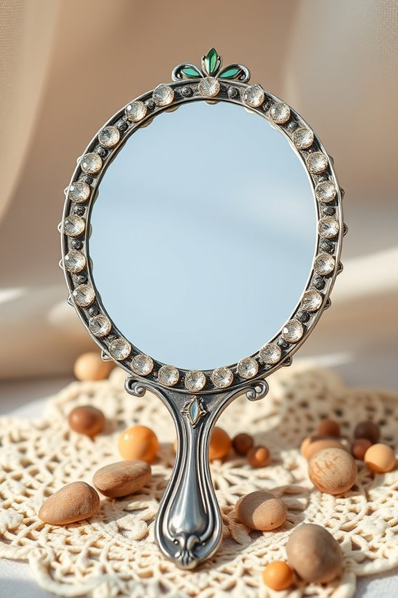 elegant crystal bead accents