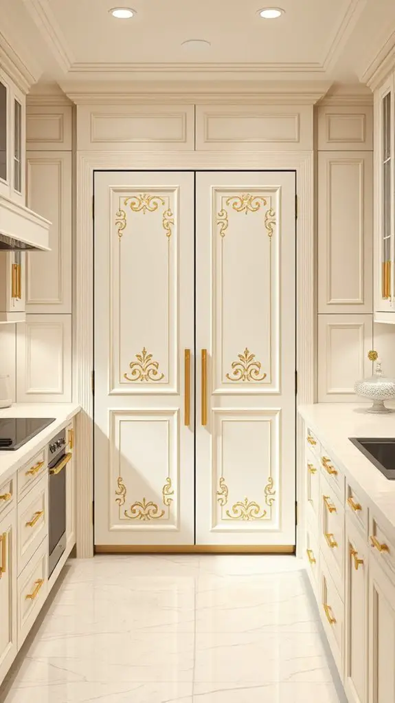 elegant custom pantry doors