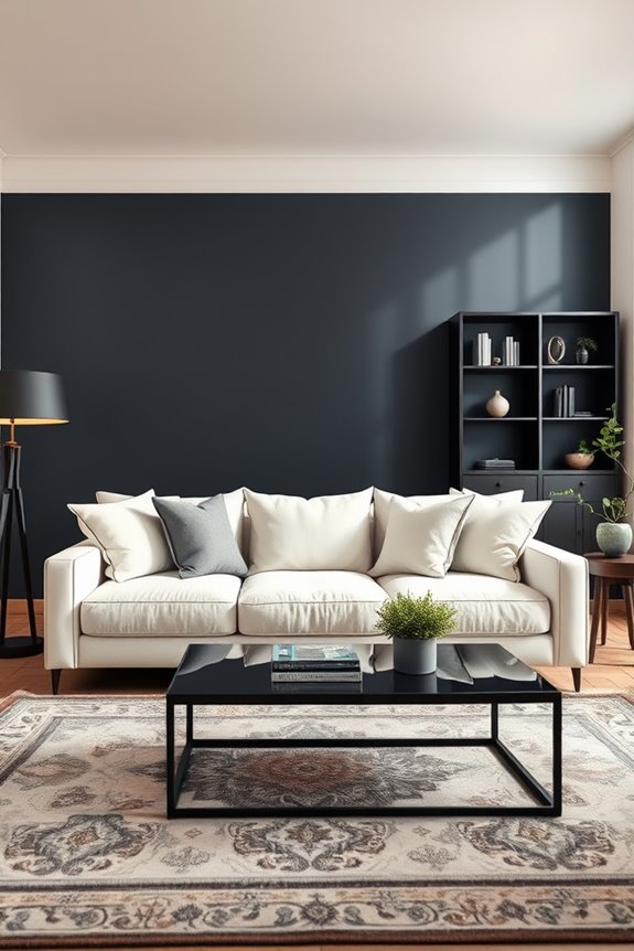 elegant dark accent decor