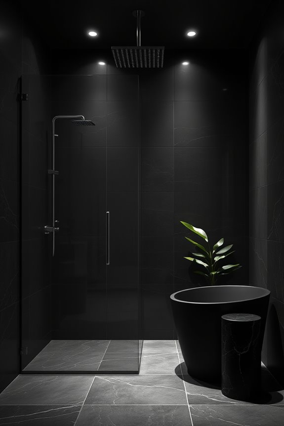 elegant dark glass enclosures