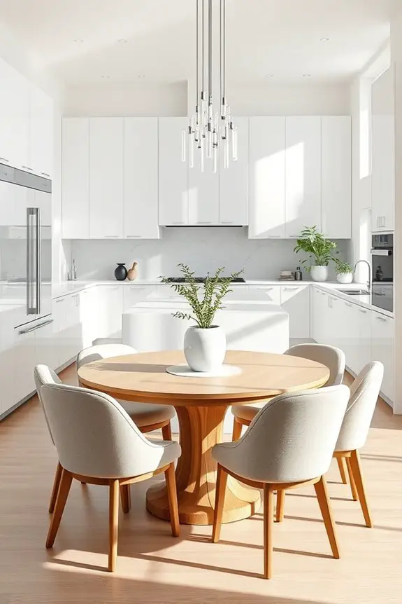 elegant dining kitchen design