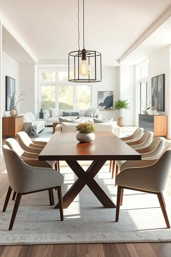 elegant dining light fixture