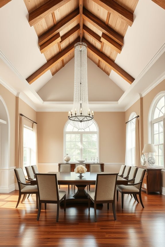 elegant dining room heights