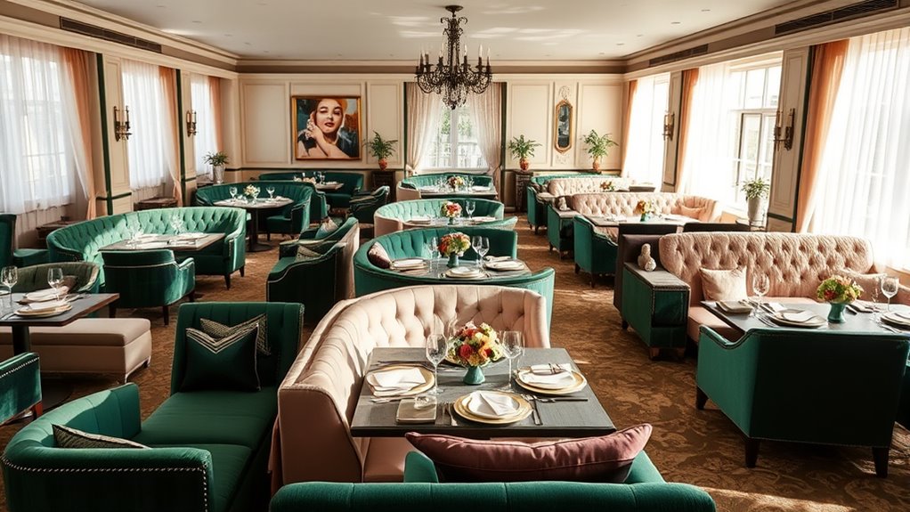 elegant dining room sofas