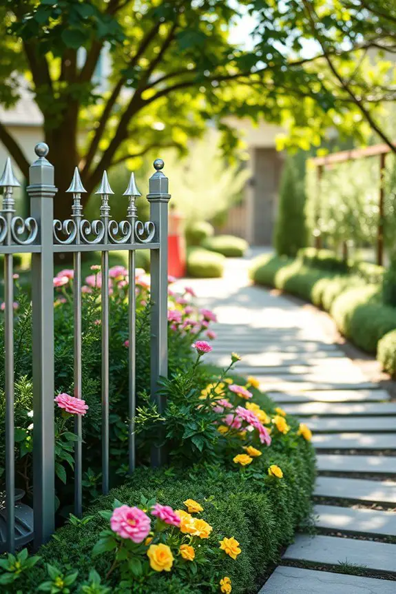elegant durable garden fencing