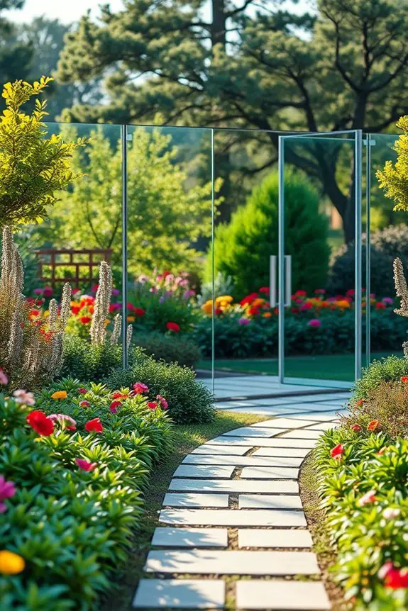 elegant durable glass fencing