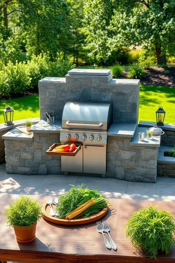 elegant durable outdoor bbq