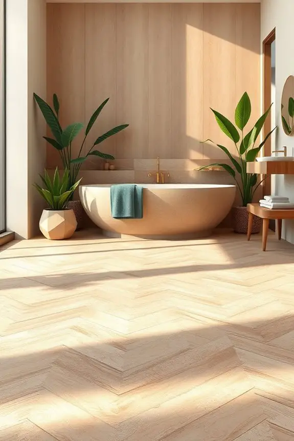 elegant durable temperature regulating flooring