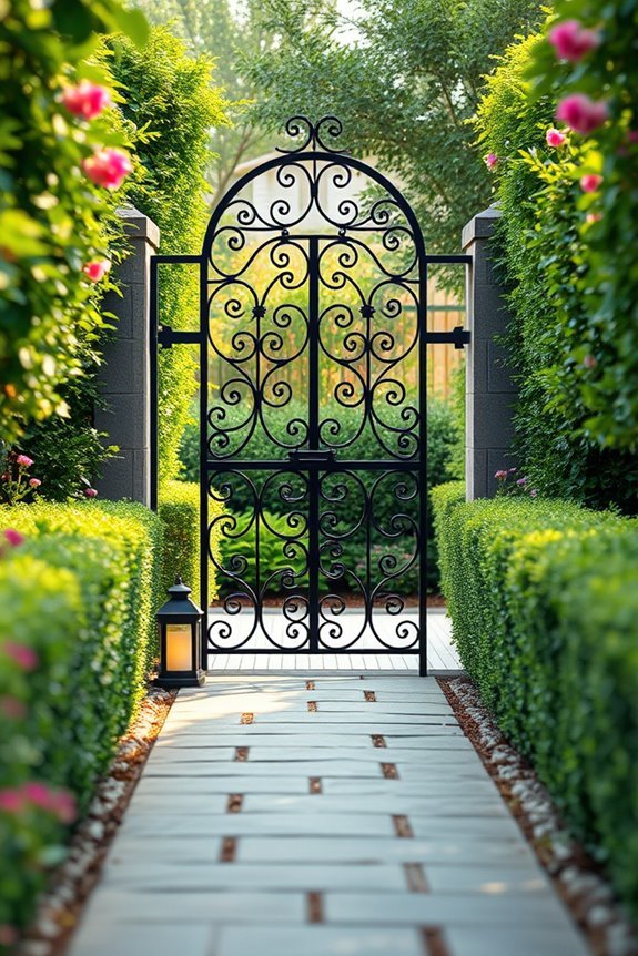 elegant durable wrought iron
