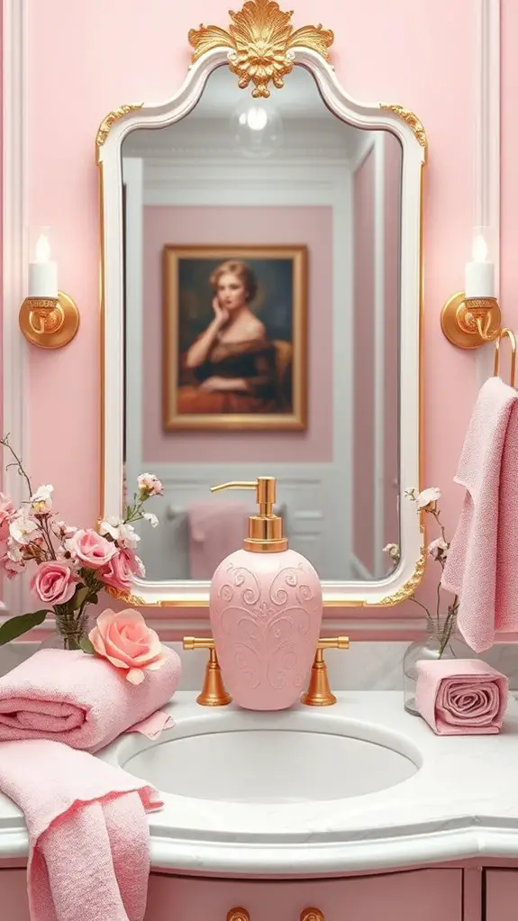 elegant eco friendly pink dispensers