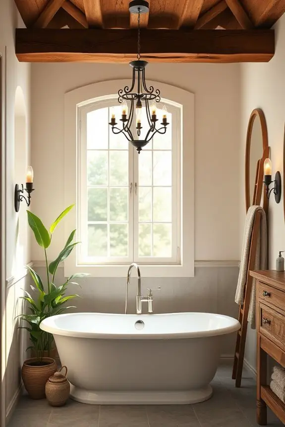 elegant farmhouse lighting design
