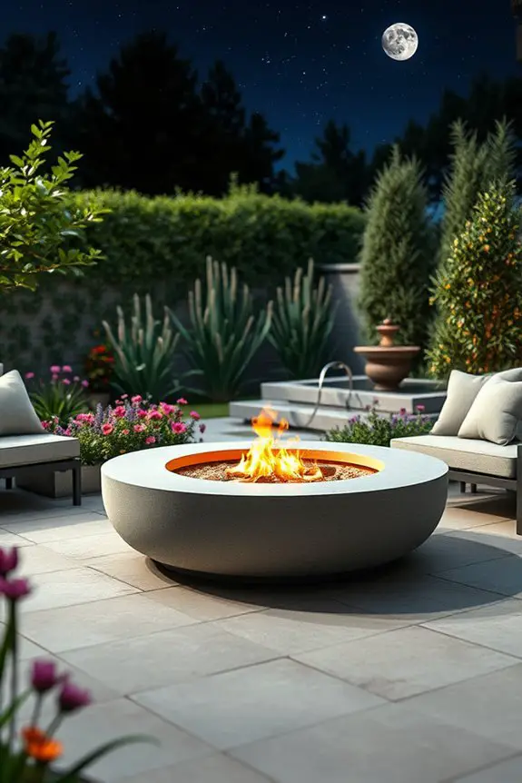 elegant fire and water