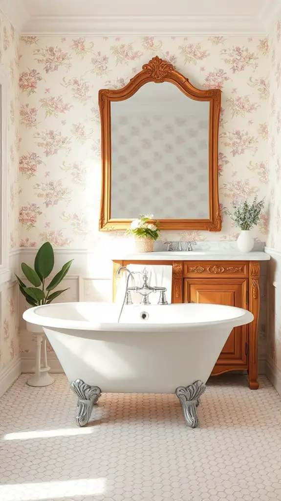 elegant floral wallpaper selection