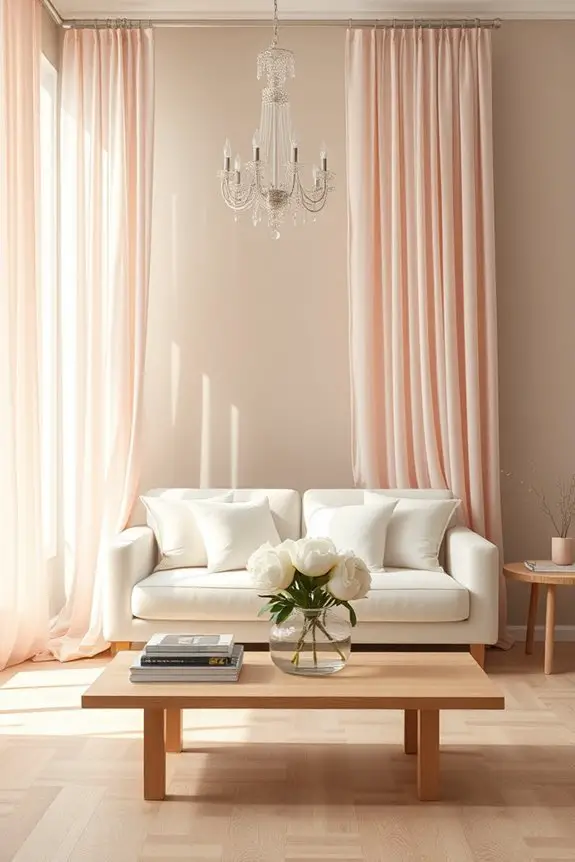 elegant flowing drapery design