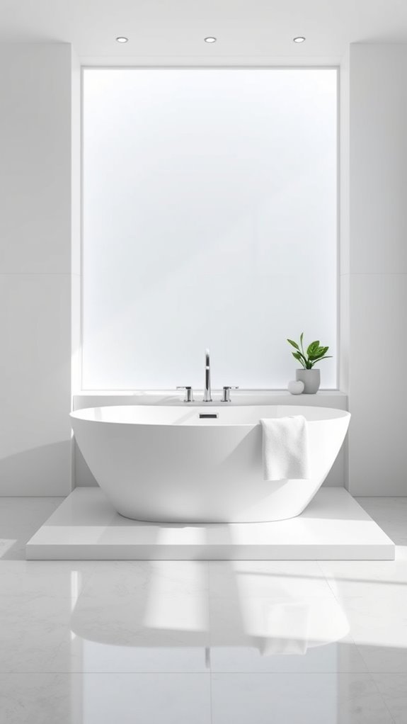 elegant freestanding bathtub features