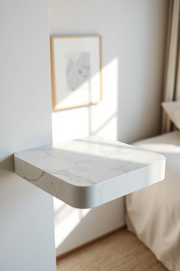 elegant functional marble table