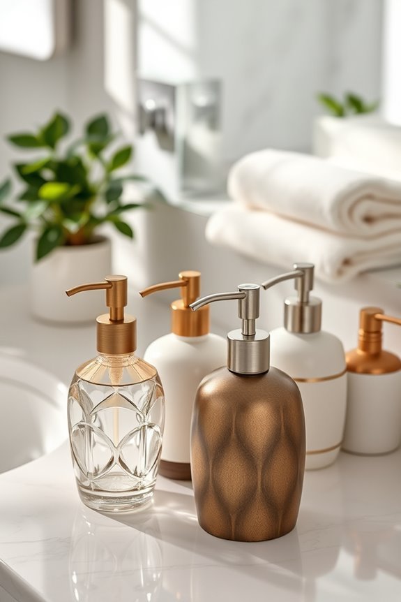 elegant functional soap dispensers