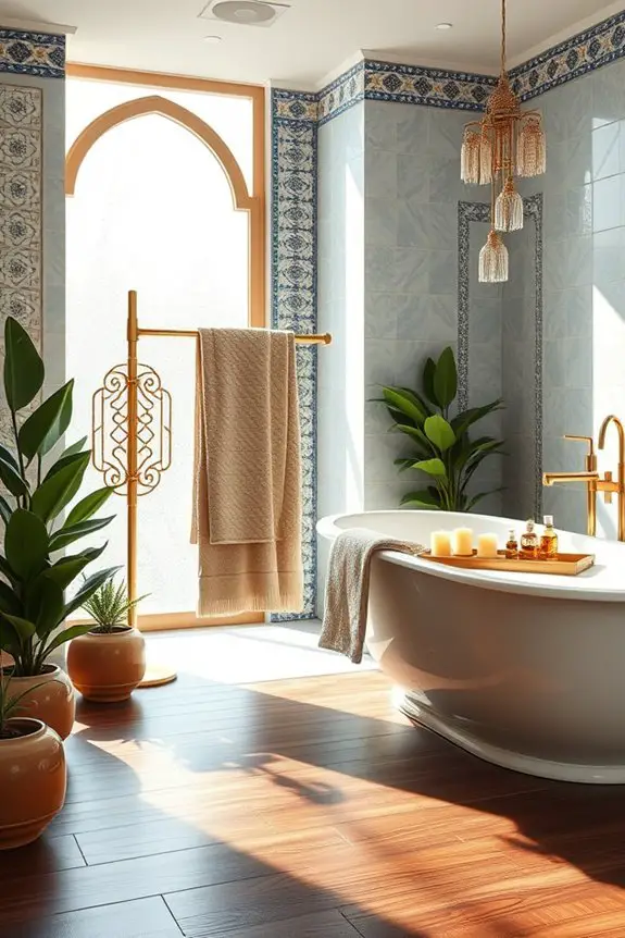 elegant functional towel racks