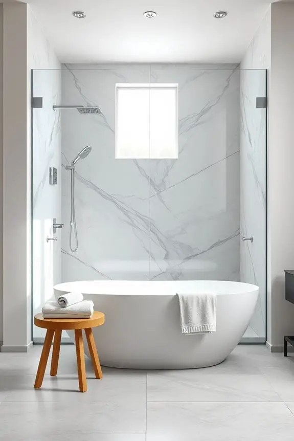 elegant glass shower enclosures
