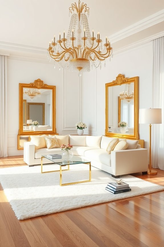 elegant gold pendant lighting